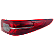 Passenger Side, Outer Tail Light, with Bulb, LED, Sedan, For Models With Signature Lighting