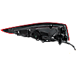 Passenger Side, Outer Tail Light, with Bulb, LED, Sedan, For Models With Signature Lighting