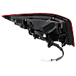 Passenger Side, Outer Tail Light, with Bulb, LED, Sedan, For Models With Signature Lighting
