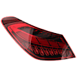 Driver Side, Outer LED Tail Light, With bulb(s), OE Replacement, Sedan