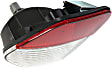 Driver Side Back Up Light With bulb(s)