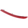Rear, Passenger Side Bumper Reflector
