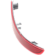 Rear, Passenger Side Bumper Reflector