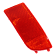 Rear, Passenger Side Bumper Reflector