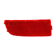 Rear, Driver Side Bumper Reflector