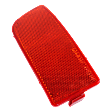 Rear, Driver Side Bumper Reflector