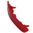 Rear, Driver Side Bumper Reflector