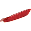 Rear, Driver Side Bumper Reflector, CAPA Certified