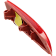 Rear, Driver Side Bumper Reflector, CAPA Certified