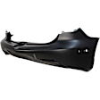 Rear Primed Bumper Cover, Hatchback