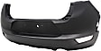 Rear Primed Bumper Cover, 4 Cyl., 2.0L Engine, CAPA Certified