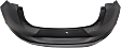 Rear Primed Bumper Cover, 4 Cyl., 2.0L Engine, CAPA Certified