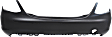 Rear Primed Bumper Cover, Sedan, For Models Without Parking Aid Sensor Holes and AMG Styling Package, CAPA Certified