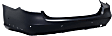 Rear Primed Bumper Cover, Sedan, With Parking Aid Sensor Holes, For Models Without Night and AMG Styling Package