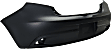 Rear Primed Bumper Cover, 4 Cyl., 1.5L Engine, CAPA Certified