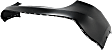 Rear, Upper Primed Bumper Cover, 4 Cyl., 2.0L Engine, For Models Without Sport Package, Without Parking Aid Sensor Holes, With Molding Holes, CAPA Certified