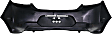 Rear Primed Bumper Cover