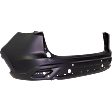 Rear Primed Bumper Cover, 4 Cyl., 2.5L Engine, With Park Distance Control Sensor Holes
