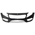 Front Primed Bumper Cover, Without Parktronic Holes