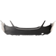 Sedan Rear Primed Bumper Cover CAPA Certified