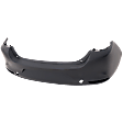 Sedan Rear Primed Bumper Cover