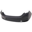 Sedan Rear Primed Bumper Cover CAPA Certified
