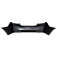 2019 Mitsubishi Mirage G4 SE - Rear Primed Bumper Cover, CAPA Certified