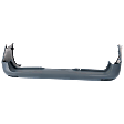 Rear Primed Bumper Cover, For Models without Blind Spot Detection and Active Park Assist System