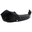 Rear Primed Bumper Cover, Base Model, With Blind Spot Detection