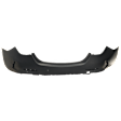 Rear Primed Bumper Cover, Sedan