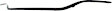 Rear, Center Bumper Trim, Black, Center Bumper Molding