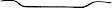 Rear, Center Bumper Trim, Black, Center Bumper Molding