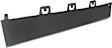 Rear, Passenger Side Bumper Trim, End Trim, Black