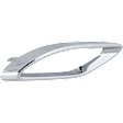 Rear, Driver Side Bumper Trim, Chrome