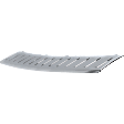 Center Bumper Step Pad, Chrome