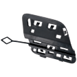 2021 Mercedes Benz E450 - Rear Hitch Cover, Sedan, ABS Plastic, Primed
