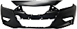 Front Primed Bumper Cover, For S Model, CAPA Certified