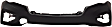 Front Primed Bumper Cover, 6 Cyl., 3.5L Engine, Without Wheel Opening Molding Holes, CAPA Certified