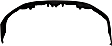 Front, Upper Primed Bumper Cover