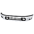 Front, Lower Bumper, Chrome, Without Mounting Brackets, Without Parking Aid Sensor Holes