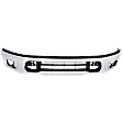 Front, Lower Bumper, Chrome, Without Mounting Brackets, Without Parking Aid Sensor Holes