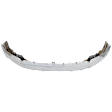 Front, Lower Bumper, Chrome, Without Mounting Brackets, Without Parking Aid Sensor Holes