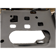 Front, Lower Bumper, Chrome, Without Mounting Brackets, Without Parking Aid Sensor Holes