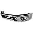 2017-2019 Nissan Titan - Front, Lower Bumper, Textured, With Parking Aid Sensor Holes, Without Mounting Brackets