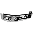 2017-2019 Nissan Titan - Front, Lower Bumper, Textured, With Parking Aid Sensor Holes, Without Mounting Brackets