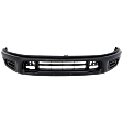 Front, Lower Bumper, Powdercoated Black, With Parking Aid Sensor Holes, Without Mounting Brackets