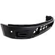 Front, Lower Bumper, Powdercoated Black, With Parking Aid Sensor Holes, Without Mounting Brackets