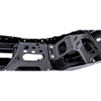 Front, Lower Bumper, Powdercoated Black, With Parking Aid Sensor Holes, Without Mounting Brackets