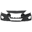 Front Primed Bumper Cover CAPA Certified