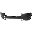 Front, Upper Primed Bumper Cover, For Models Without Park Distance Control Sensor, CAPA Certified